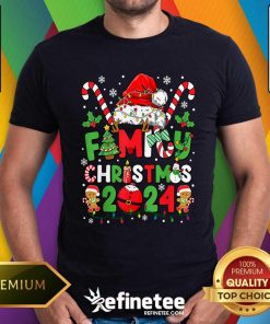 Official Christmas 2024 Outfits Team Santa Elf Squad Family Matching T-Shirt