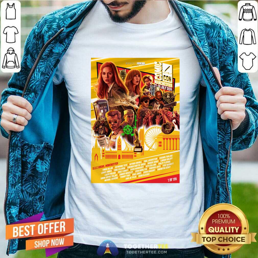 Shirt Official Comic Con Manchester Event Poster T-Shirt