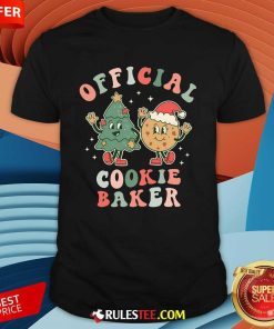 Official Cookie Baker Christmas Cookie Taste Tester Taster T-Shirt
