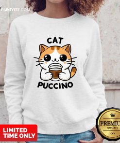 Official Cute Catpuccino Cat Puccino 2 Sweater