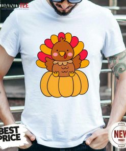 Official Cute Turkey Happy Thanksgiving Day Harvest Festival T-Shirt