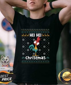 Official Disney Chicken Hei Hei Star Wars Ugly Christmas T-Shirt