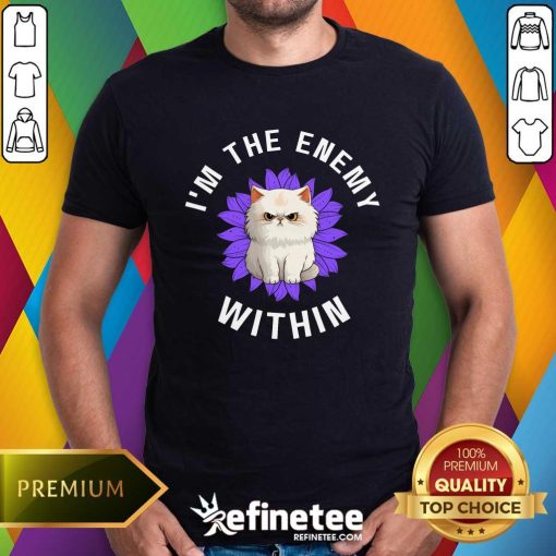 Official Fact I'm The Enemy Within Kamala Harris Cat T-Shirt