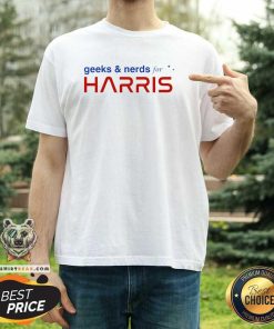 Official Geeks And Nerds For Kamala Harris Geeks And Nerds For Harris T-Shirt