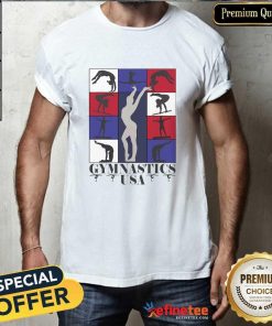 Official Gymnastics USA Support The Team Sport T-Shirt