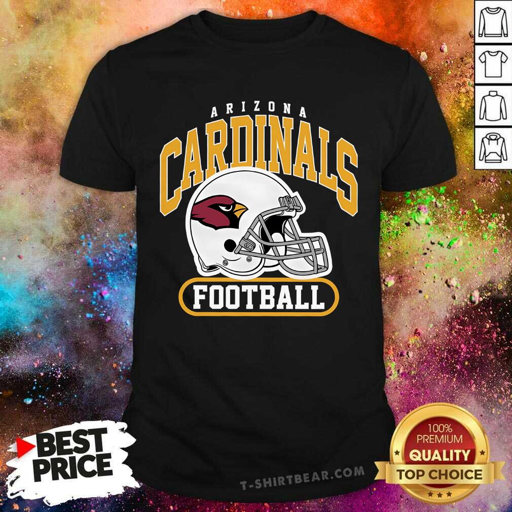 Shirt Official Hybrid Sports NFL Arched Team Helmet T-Shirt