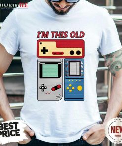 Official I'm This Old Retro Game Boy T-Shirt