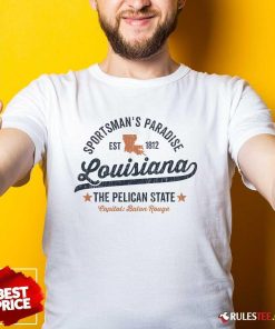 Official Louisiana Vintage Sports Pelican State T-Shirt