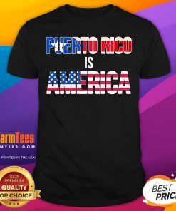Official Meacham Puerto Rico Is America T-Shirt