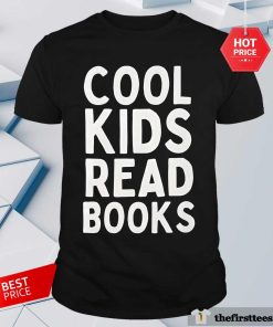 Official Minimalist Book Lover Teacher Cool Kids Read Books T-Shirt