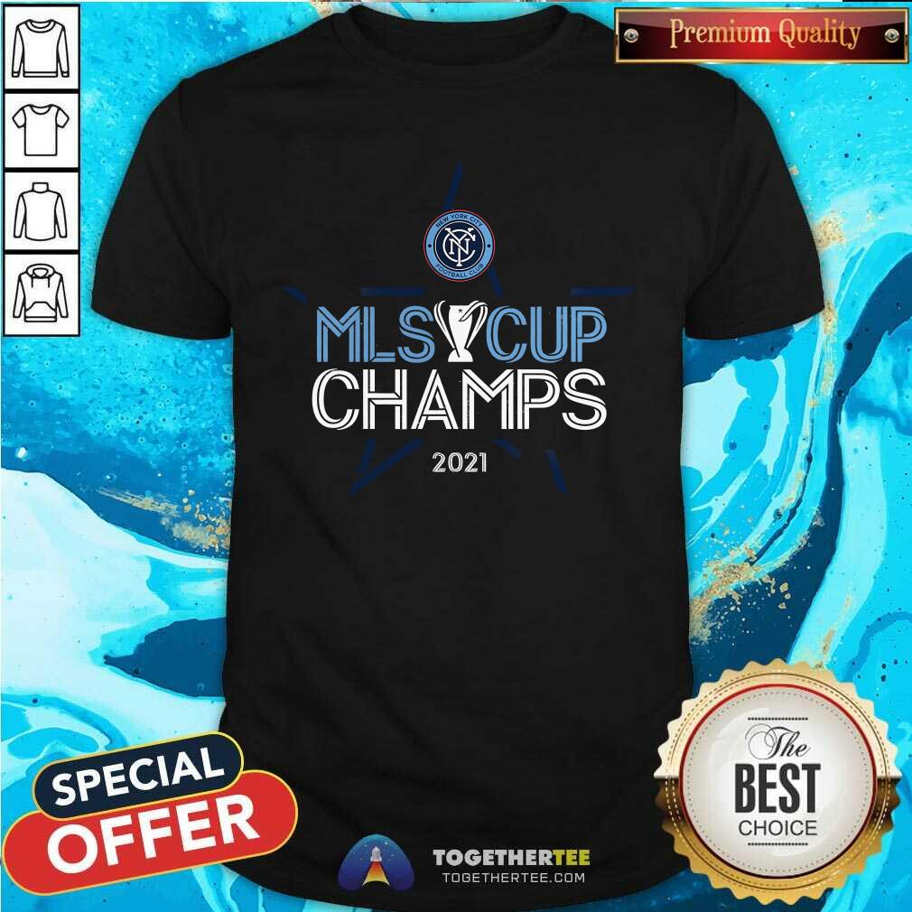 Shirt Official New York City FC Fanatics 2021 MLS Cup Champions T-Shirt