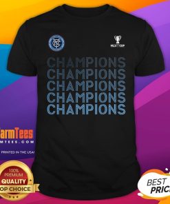 Official New York City FC Fanatics 2021 MLS Cup Champions Standard T-Shirt