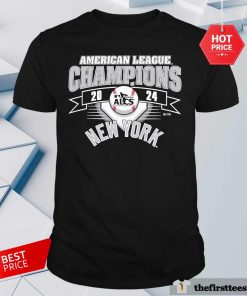 Official New York Yankees '47 2024 American League Champions T-Shirt