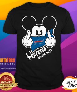 Official NFL Buffalo Bills Haters Gonna Hate Mickey Mouse Disney Football T-Shirt