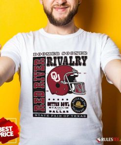 Official Oklahoma Sooners Champion Red River Rivalry Slogan T-Shirt