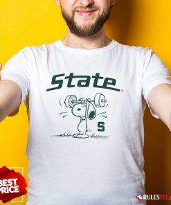 Official Peanuts X Michigan State Athletics T-Shirt