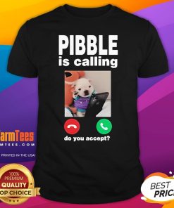 Official Pibble Palace Pibble Is Calling Do You Accept T-Shirt