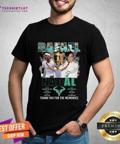 Official Rafael Nadal Legends Thank You For The Memories T-Shirt
