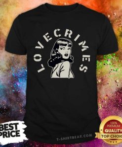 Official Sabotage Lovecrimes Stencil Girl T-Shirt