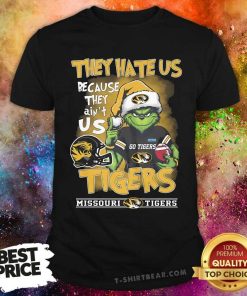 Official The Grinch They Hate Us Because They Ain't Us Missouri Tigers T-Shirt