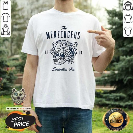 Official The Menzingers Scranton Pa Tiger T-Shirt