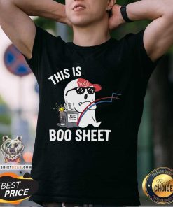 Official This Is Boo Sheet Election Day Ghost Of Trump Voter T-Shirt