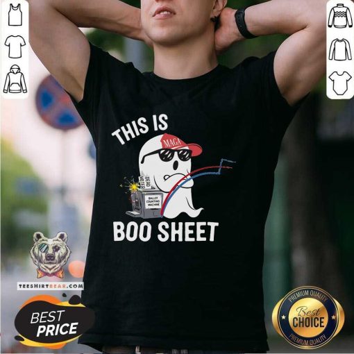 Official This Is Boo Sheet Election Day Ghost Of Trump Voter T-Shirt