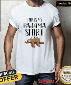 Official This Is My Pajama Sloth Sleepover T-Shirt