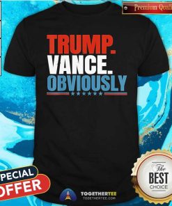 Official Trump Vance Obviously T-Shirt