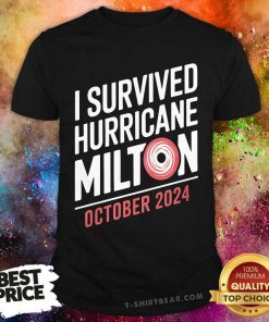 Official United State I Survived Hurricane Milton October 2024 T-Shirt