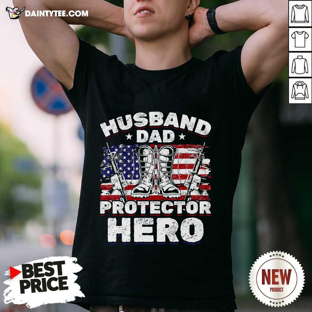 Shirt Official US Veteran Husband Daddy Protector Hero T-Shirt