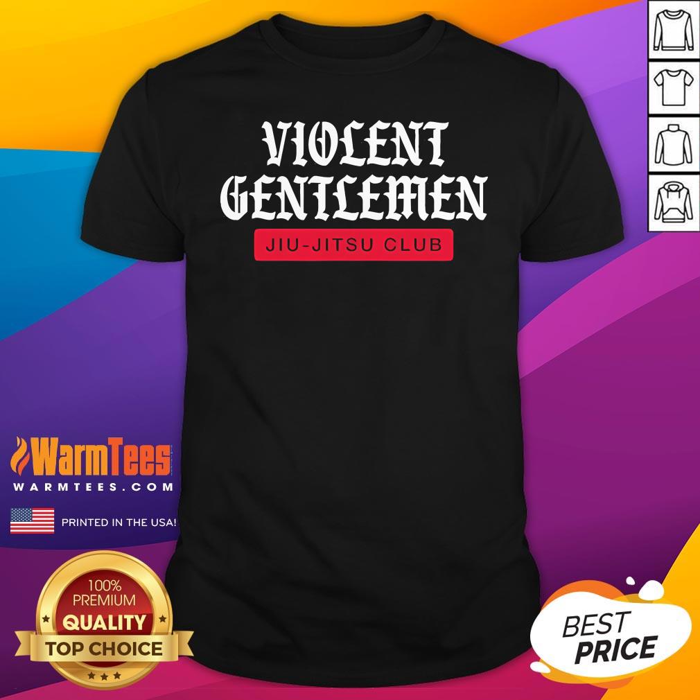Shirt Official Violent Gentlemen Jiu Jitsu Club Control Vintage T-Shirt