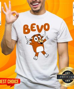 Original Bevo Longhorn Bull Funny Cartoon T-Shirt