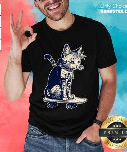 Original Cute Awesome Skate Cat T-Shirt
