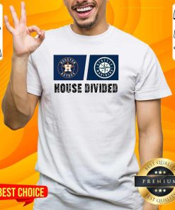 Original Houston Astros Vs Seattle Mariners House Divided T-Shirt