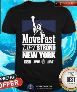 Original Move Fast Lift Strong New York T-Shirt