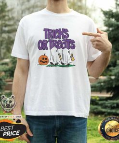 Original Peanuts Tricks Or Treats Halloween Ghost T-Shirt