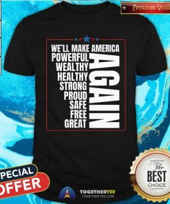 Original Trump Election 2024 Trump President Great Again T-Shirt