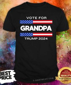 Original Vote For Grandpa Trump 2024 T-Shirt