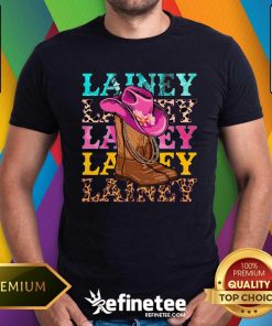 Original Western Cowgirl Lainey First Name Personalized Birthday T-Shirt