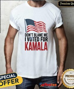 Premium Elections 2024 Democrat Don't Blame Me I Voted For Kamala T-Shirt