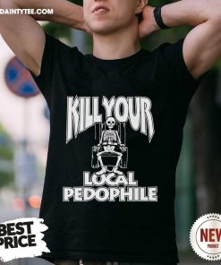 Premium Kill Your Local Pedophile Skeleton T-Shirt