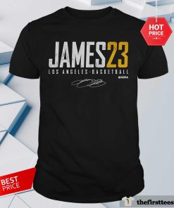 Premium LeBron JamesJames Los Angeles James 23 T-Shirt