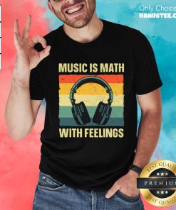 Premium Music Art For Music Teacher Themed Gag Music Retro T-Shirt