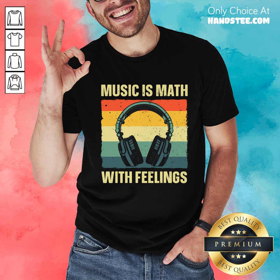 Shirt Premium Music Art For Music Teacher Themed Gag Music Retro T-Shirt