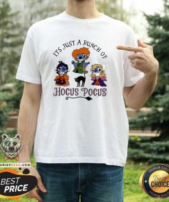 Premium Stitch It's Just A Bunch Of Hocus Pocus Halloween 2024 T-Shirt