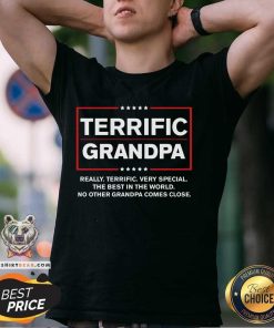 Premium Terrific Grandpa Donald Trump Campaign T-Shirt
