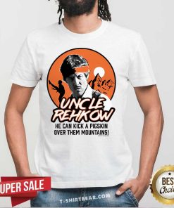 Premium Uncle Rehkow He Can Pick A Pigskin Over Them Mountains T-Shirt