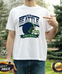 Pretty 1976 Seattle Football Team Supporter T-Shirt