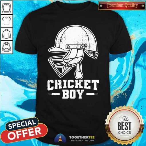Pretty Boy Who Plays Cricket T-Shirt